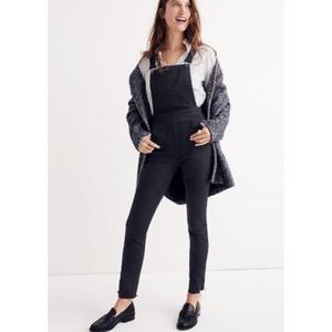 Black skinny overall